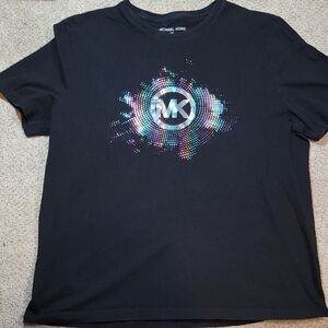 Michael Kors Black Graphic T-Shirt